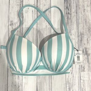 Striped Bikini Top - 36DD